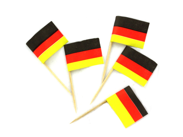 German Flag Food Picks