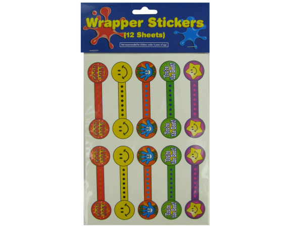 Motivational Wrapper Sticker Sheets