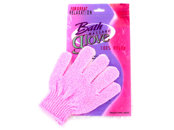 Bath massage glove