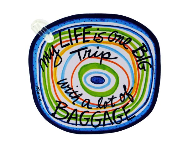 life luggage tag