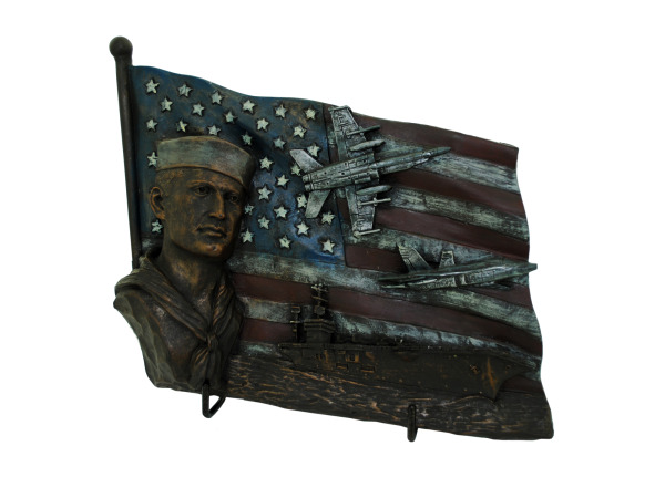 navy wall plaque