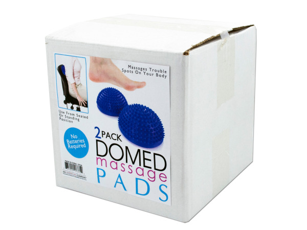 Domed food massage pads, pack of 2