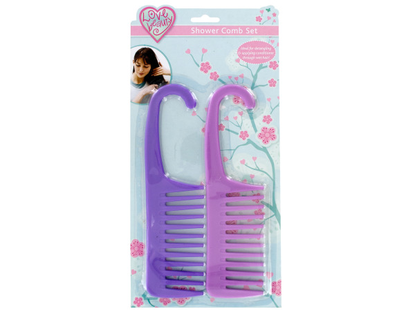 9" Shower Conditioner Comb with Hook