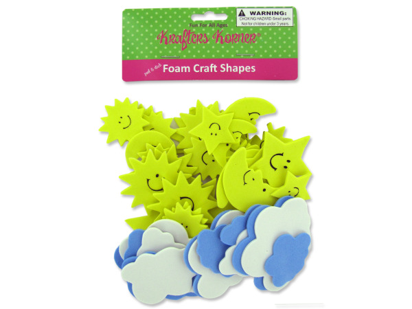 Sky foam craft shapes