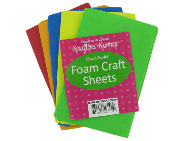 Foam craft sheets
