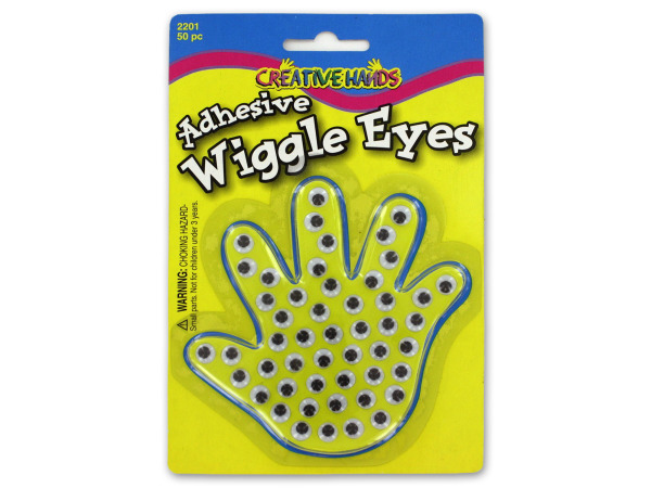 Adhesive wiggle eyes