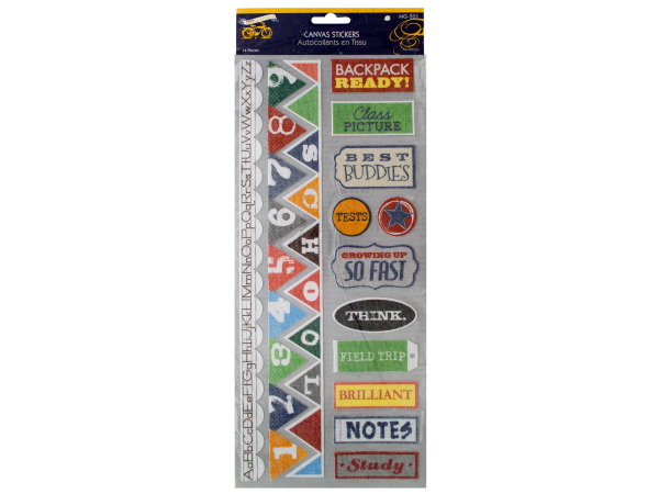 School Buddies Canvas Words and Borders Stickers