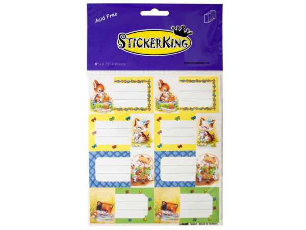Bunnies and Kittens Memo Stickers