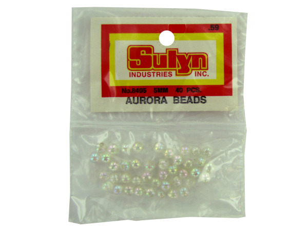 Aurora beads, pack of 40