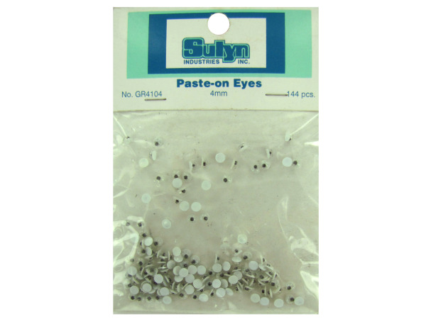 Tiny googly eyes, package of 144