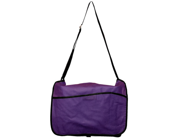 Purple Messenger Bag