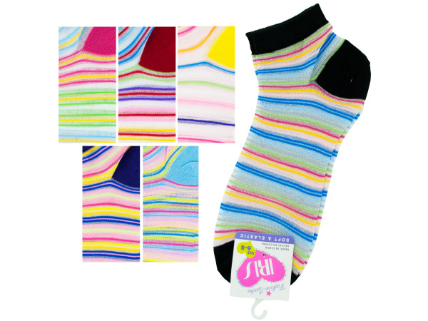 low cut stripe 6-8 socks