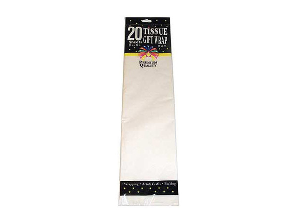 White gift wrap tissue paper