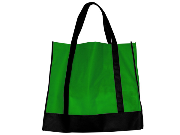 Green/Black Shopping Tote