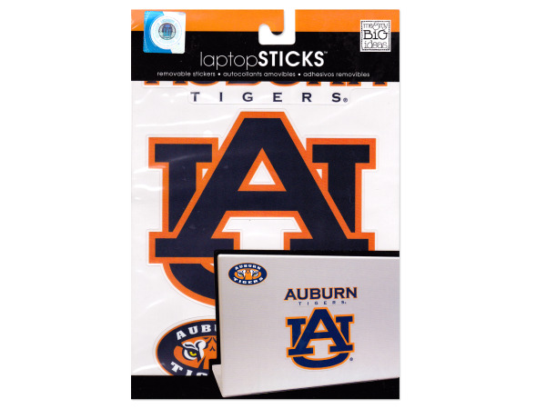 auburn tigers removable laptop stickers