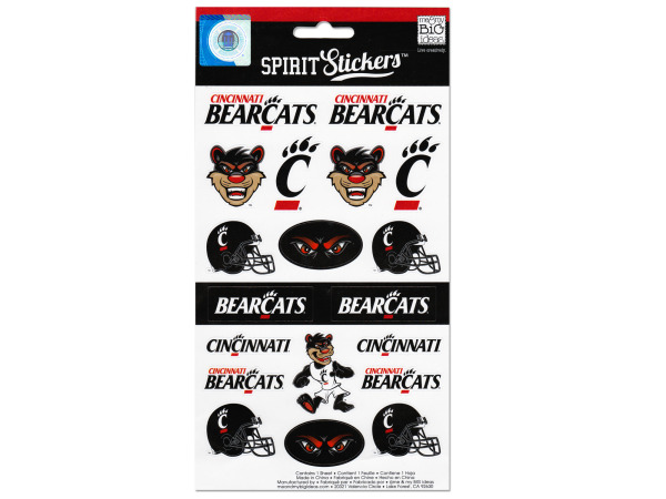 cincinatti bearcats spirit stickers
