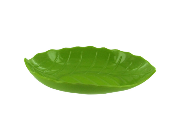 7" Melamine Leaf Dish
