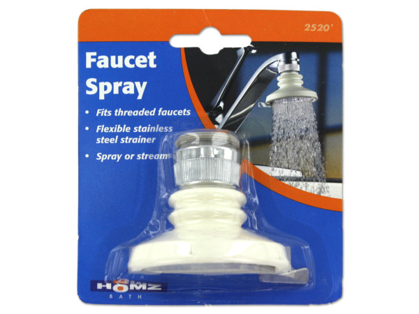 Faucet spray