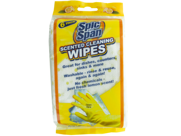 Spic and Span Lemon Scented Cleaning Wipes