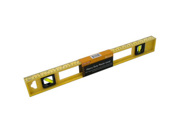 Heavy duty level with ruler