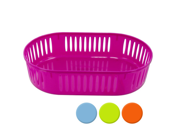 Bright Colors Oval Storage Basket