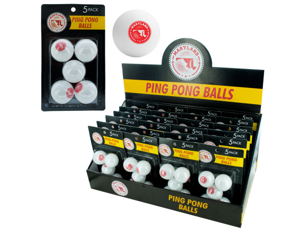 Maryland Ping Pong Ball Countertop Display