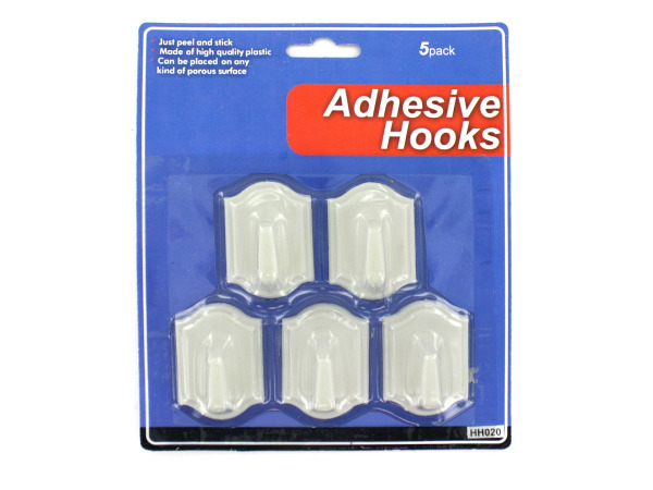 5 Pack adhesive hooks