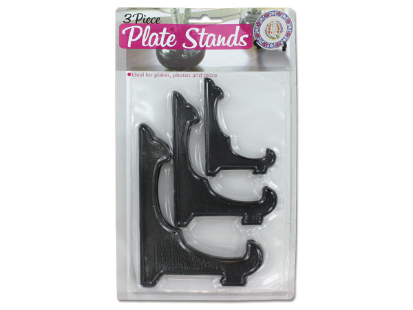 Plastic plate stands