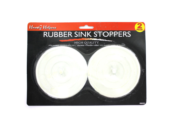 Rubber sink stoppers