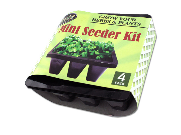 4 Pack miniature seeder kit