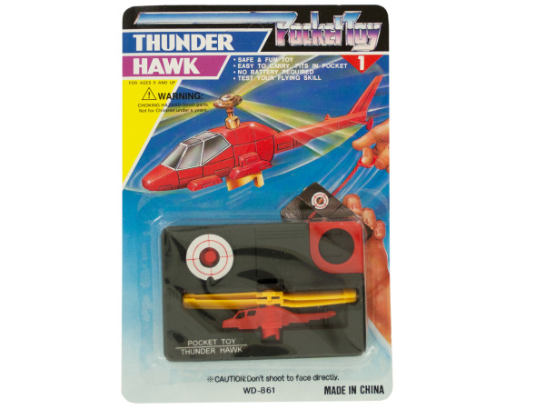 Thunder Hawk Helicopter Pocket Toy