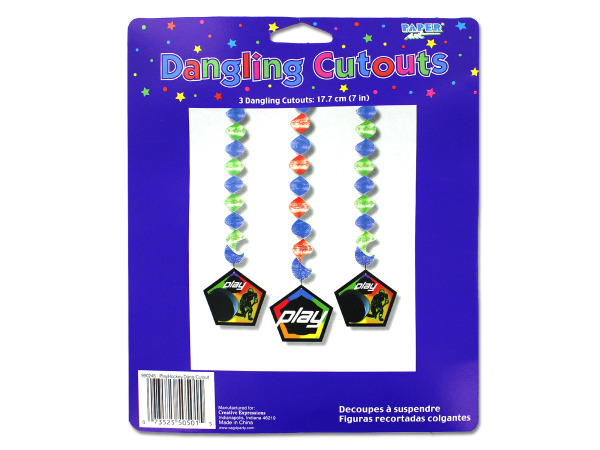 Play Hockey dangling cut-outs