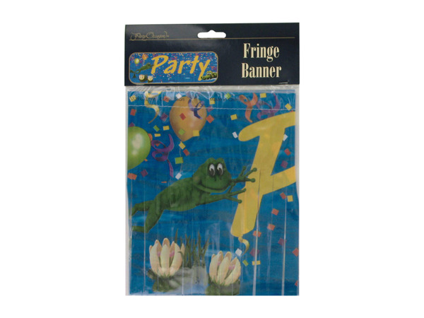 "Swamp Party" fringe banner