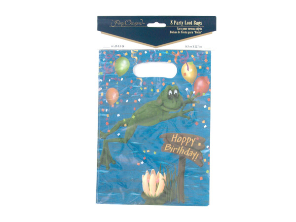 "Swamp Party" loot bags, pack of 8