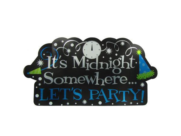 "It's Midnight" New Year's cutout