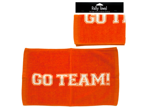 orange rally towel 093282