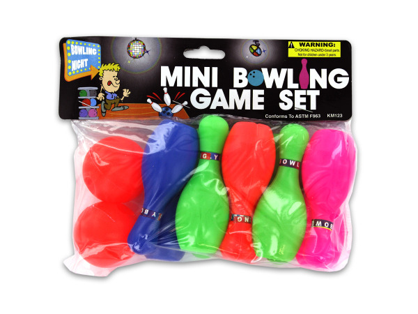 Mini bowling set