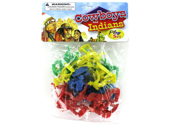 Cowboys and indians play set