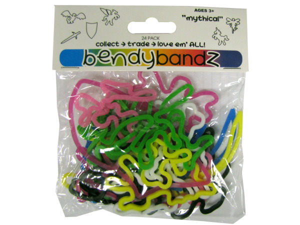 Mythical stretchy bands, pack of 24 - Click Image to Close