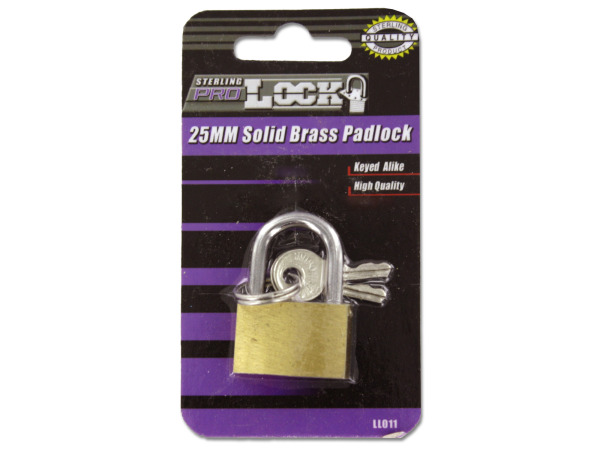 25MM Solid brass padlock