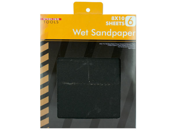 Wet sandpaper pack