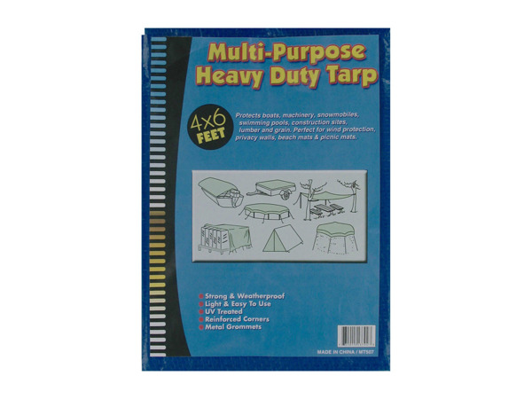 Multi-purpose heavy duty tarp