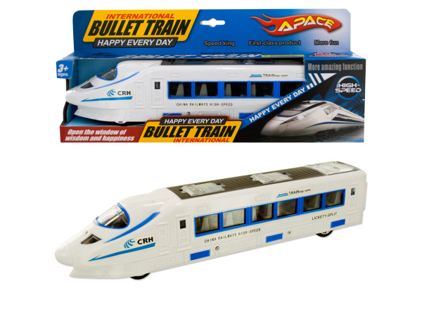 Friction Powered Toy Bullet Train