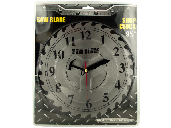 Saw Blade Shop Clock