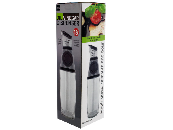 Oil and Vinegar Dispenser with Easy-Pour Spout