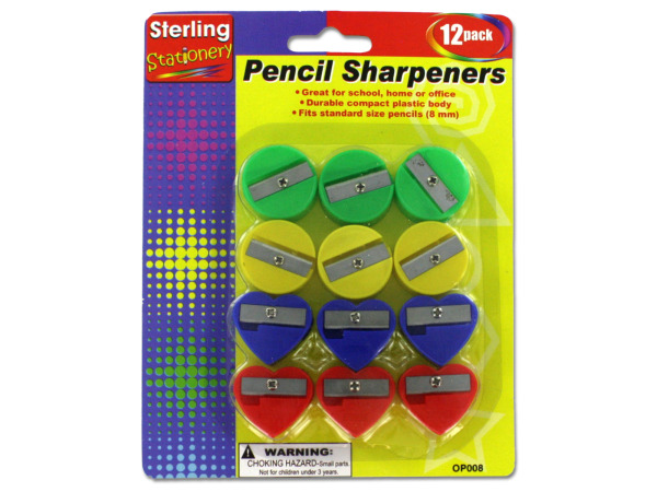 Fun shape pencil sharpeners
