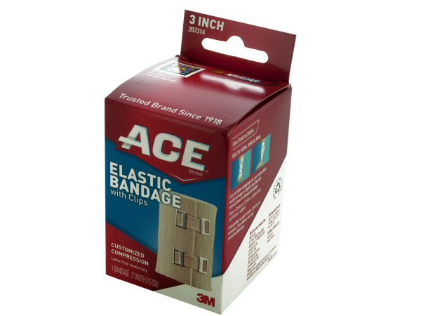 Ace Elastic Bandage with Clips