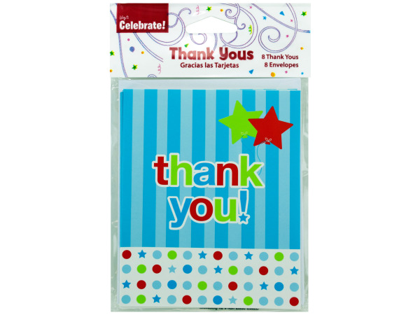 8 pack thank you cards