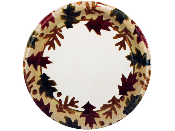 8 pack autumn plates