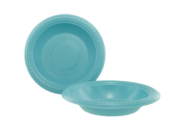 10 pack 7" pastel blue bowls